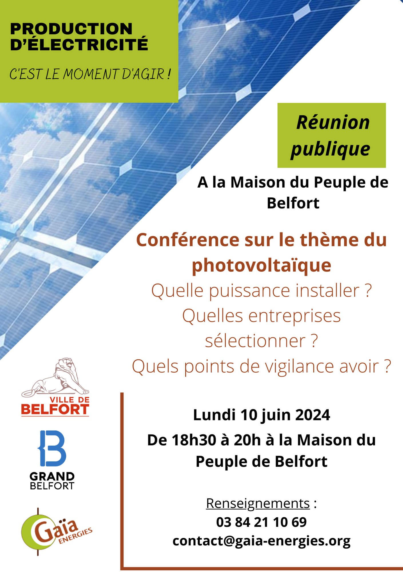 Conférence sur le photovoltaïque